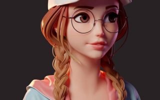 HD wallpaper brown haired female anime digital art Lab anime girls pfp cascet