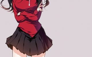 HD wallpaper female anime character illustration anime girls simple background