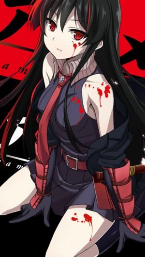 HD wallpaper female anime character knelling illustration Akame ga Kill