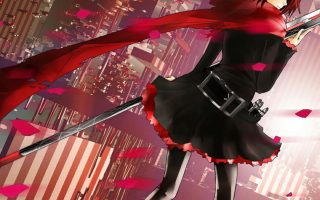 HD wallpaper mikasa Attack On Titan female anime character holding scythe wallpaper anime girls