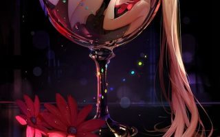 HD wallpaper white haired female anime character wallpaper untitled anime girls