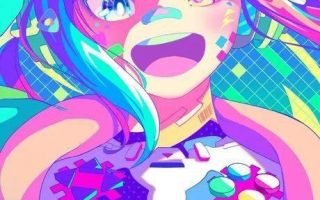 digital art anime girl