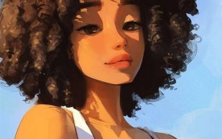 digital art girl pfp wallpaper for phone 2