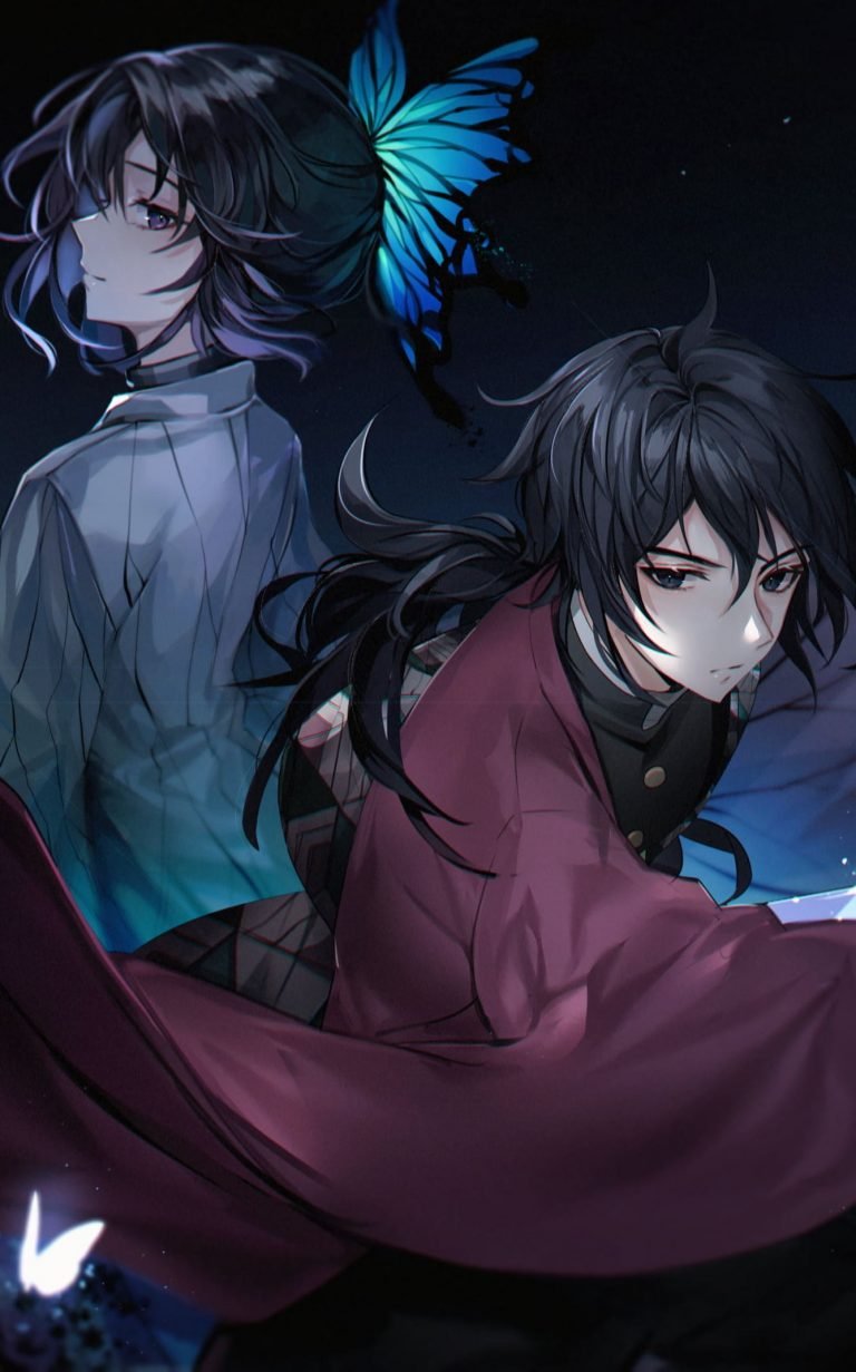 HD wallpaper Anime Demon Slayer Kimetsu no Yaiba Giyuu Tomioka Shinobu Kochou