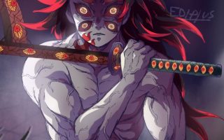 HD wallpaper Anime Demon Slayer Kimetsu no Yaiba Kokushibou Demon Slayer