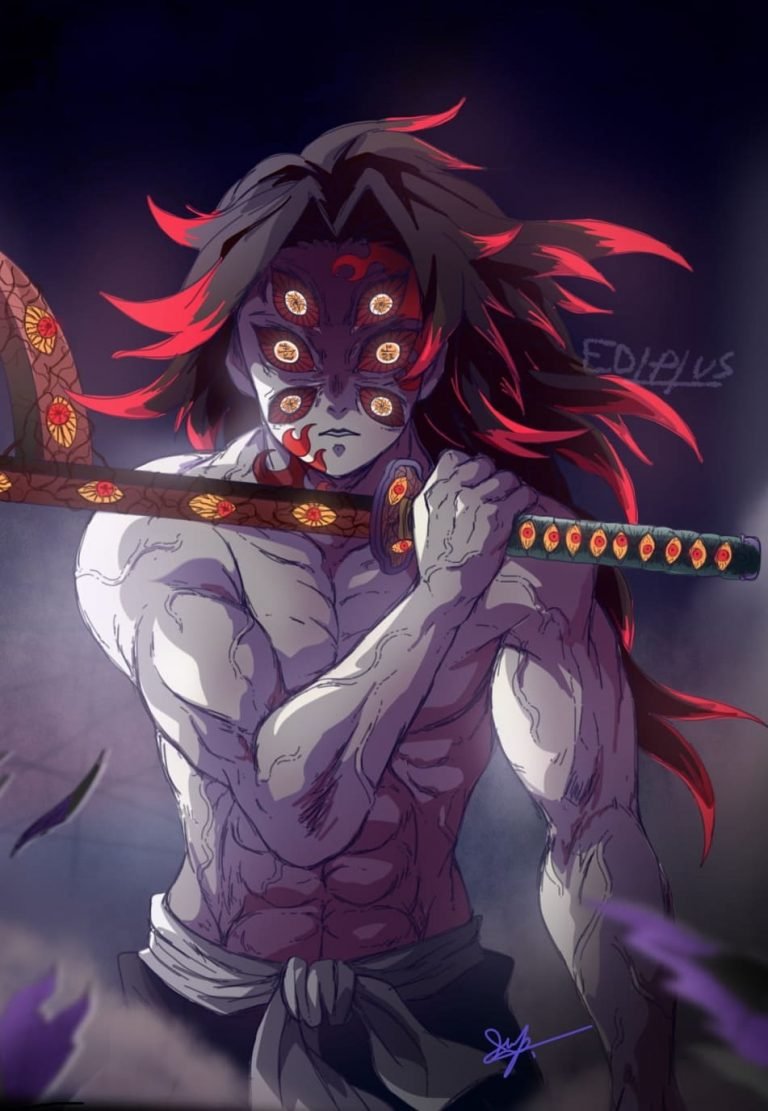 HD wallpaper Anime Demon Slayer Kimetsu no Yaiba Kokushibou Demon Slayer