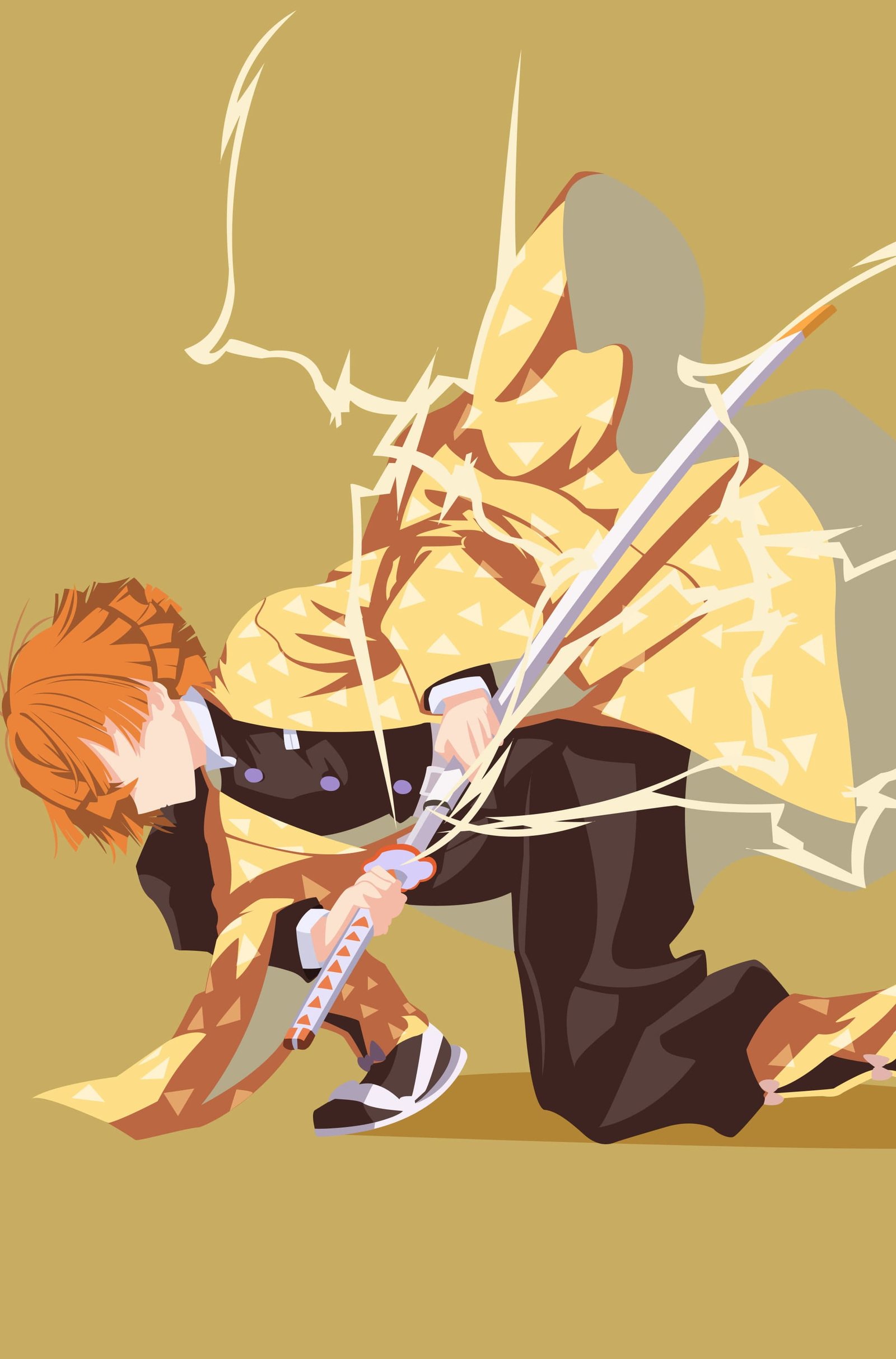 HD wallpaper Anime, Demon Slayer Kimetsu no Yaiba, Zenitsu Agatsuma (5)