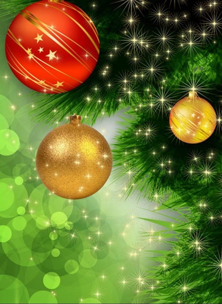 HD wallpaper Christmas Crimson decorations glitter stars snowflakes balls christmas cards 1