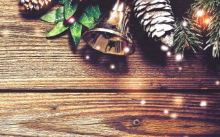 HD wallpaper Christmas themed border decoration branches Board New Year christmas cards scaled