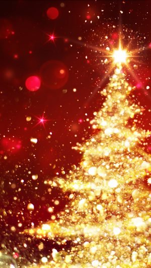 HD wallpaper christmas tree event decor xmas gold glow glitter glittering christmas cards 1 scaled