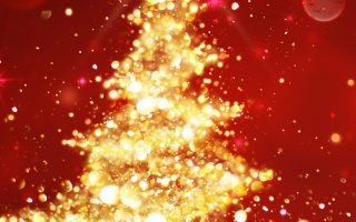 HD wallpaper christmas tree event decor xmas gold glow glitter glittering christmas cards scaled