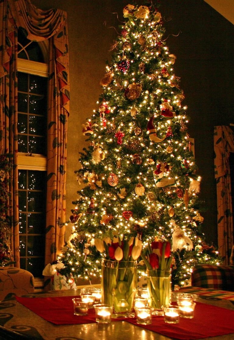 HD wallpaper christmas tree holiday fireplace Christmas ornaments decorations christmas cards