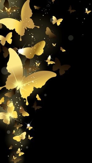 HD wallpaper gold color butterfly wallpaper background golden design sparkle christmas cards scaled