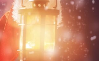 HD wallpaper santa claus christmas christmas holidays lantern snowfall christmas cards scaled