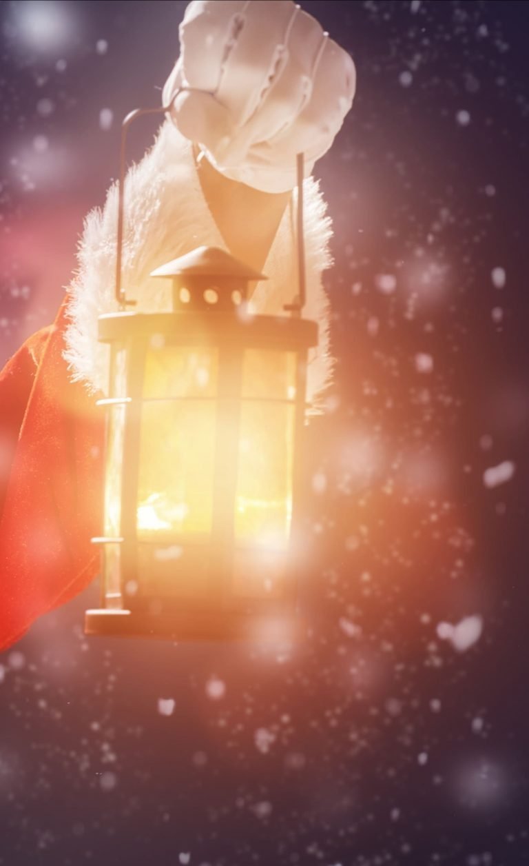HD wallpaper santa claus christmas christmas holidays lantern snowfall christmas cards scaled