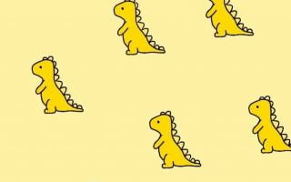 minimal yellow wallpaper
