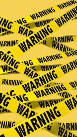 warning yellow wallpapers