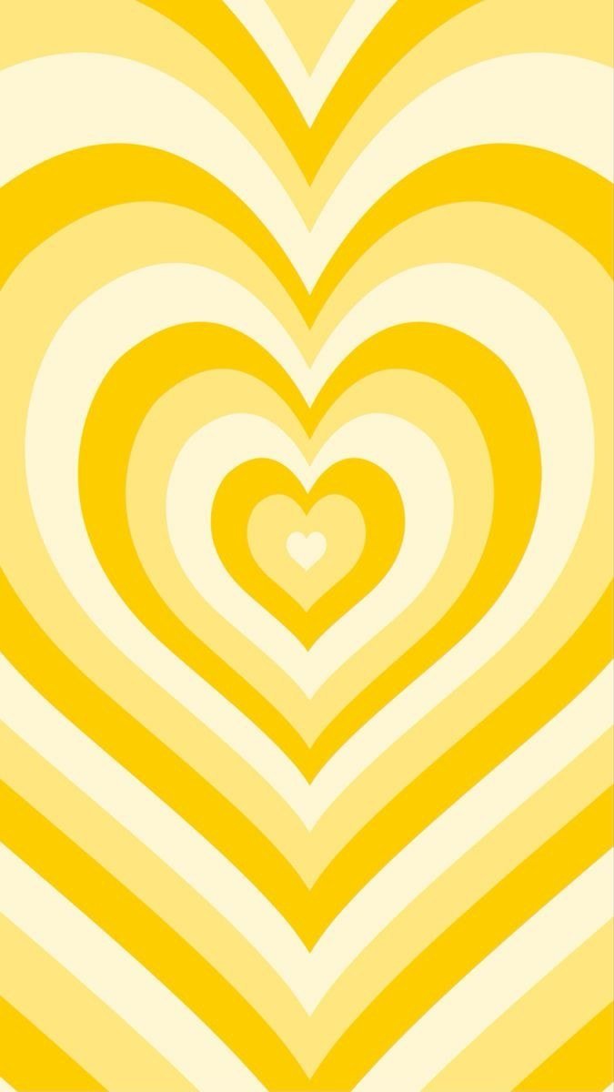 yellow heart wallpapers