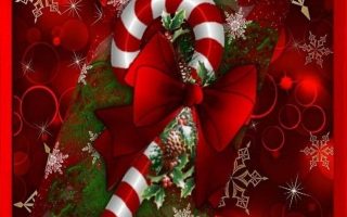 candy cane Christmas wallpaper for iphone 13