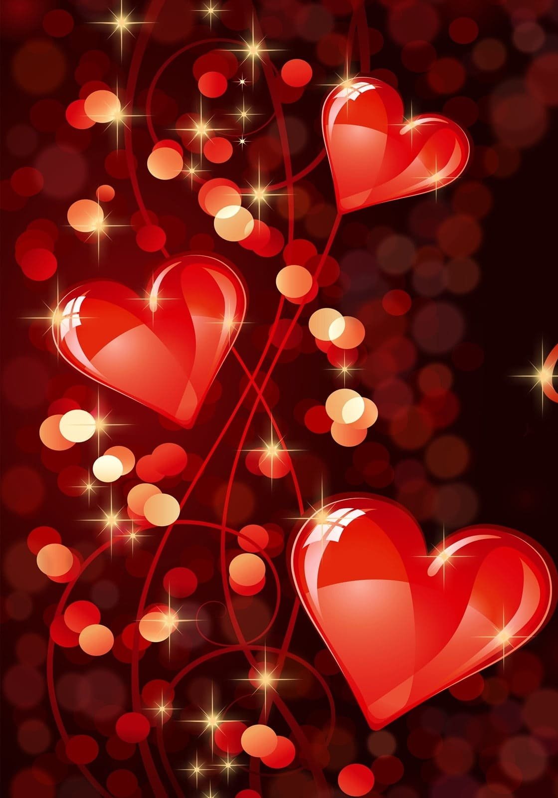 HD wallpaper Happy Valentines Day cards romantic love hearts