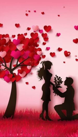 HD wallpaper Have You Happy Valentines Day cards Love Day Loving Couple Under A Loving Tree