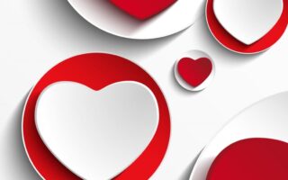 HD wallpaper Hearts Romantic design Valentines Day cards Love background
