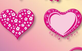 HD wallpaper Many love hearts pink red vectorvalentines day wallpaper