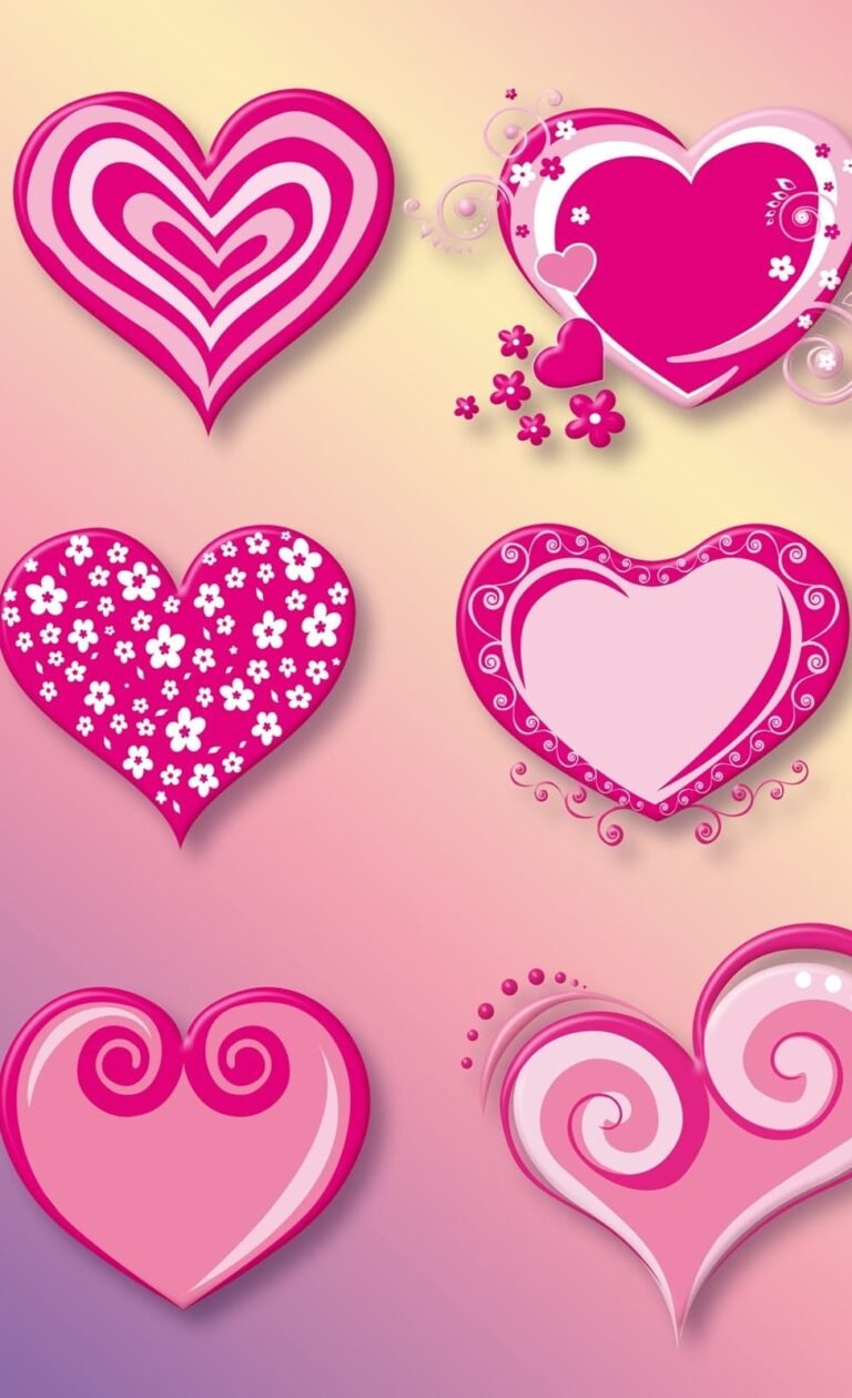 HD wallpaper Many love hearts pink red vectorvalentines day wallpaper