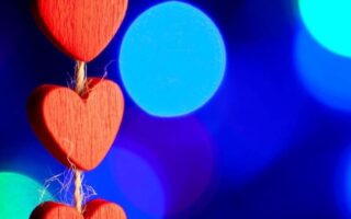 HD wallpaper Red love heart lights bokehvalentines day wallpaper
