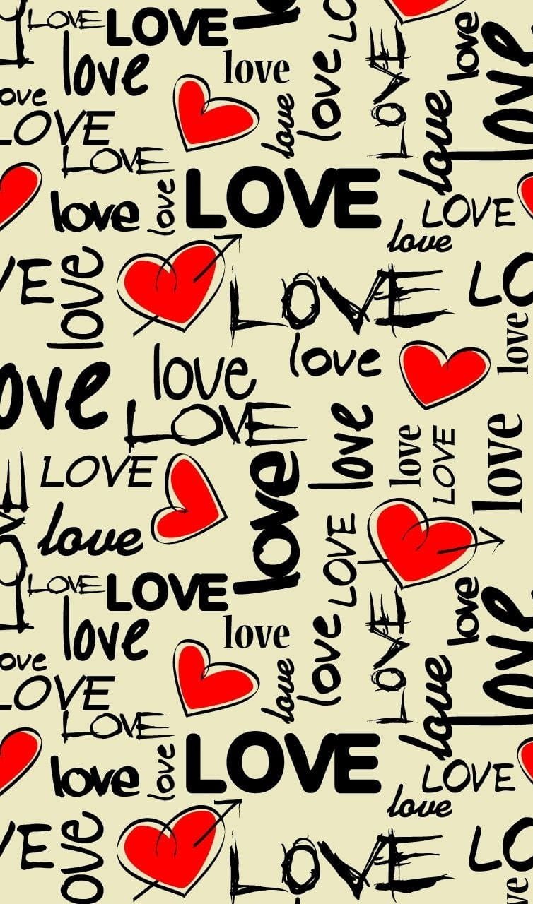 HD wallpaper aesthetic valentines day wallpaperlove text illustration art texture colorful heart heart Shape