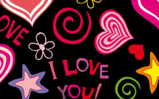 HD wallpaper valentines cards Love hearts vector romantic Valentine day kiss love