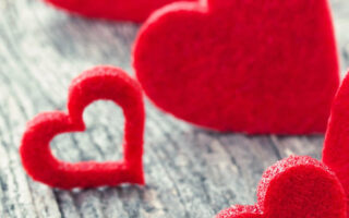 HD wallpaper valentines cards love heart hearts red wood romantic valentines day scaled