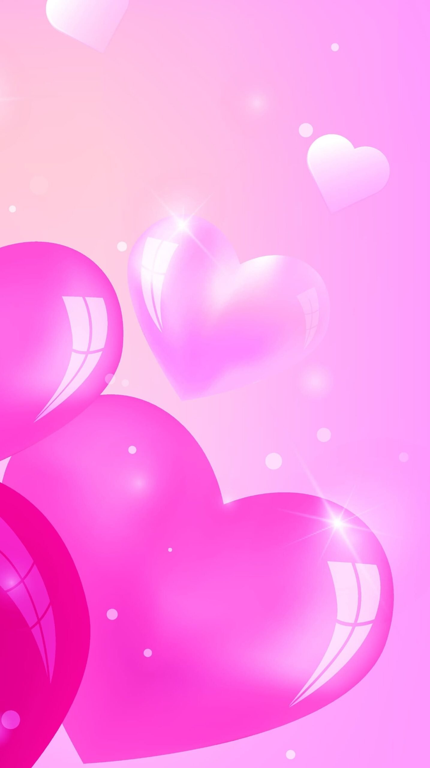 HD wallpaper valentines cards love pink heart hearts backgroundvalentines day scaled