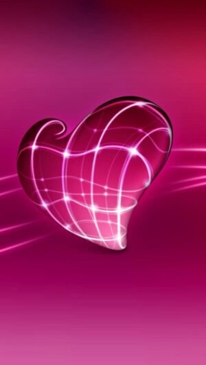 HD wallpaper valentines day phone wallpaper3D Love Heart