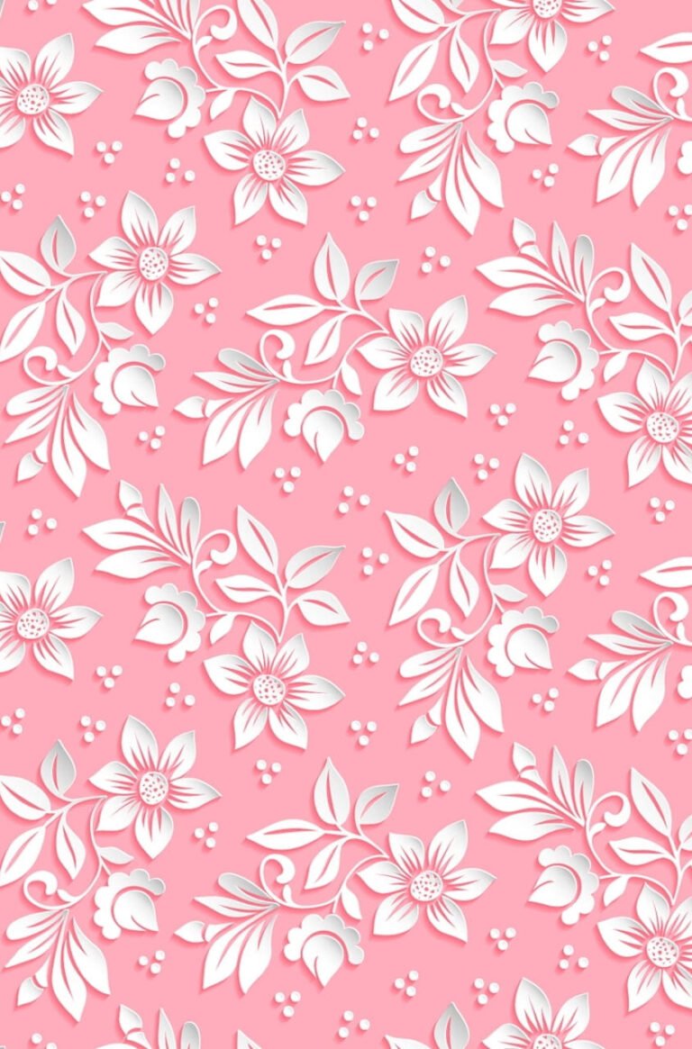 HD wallpaper white petaled flowers wallpaper background pink pattern the volume valentines day