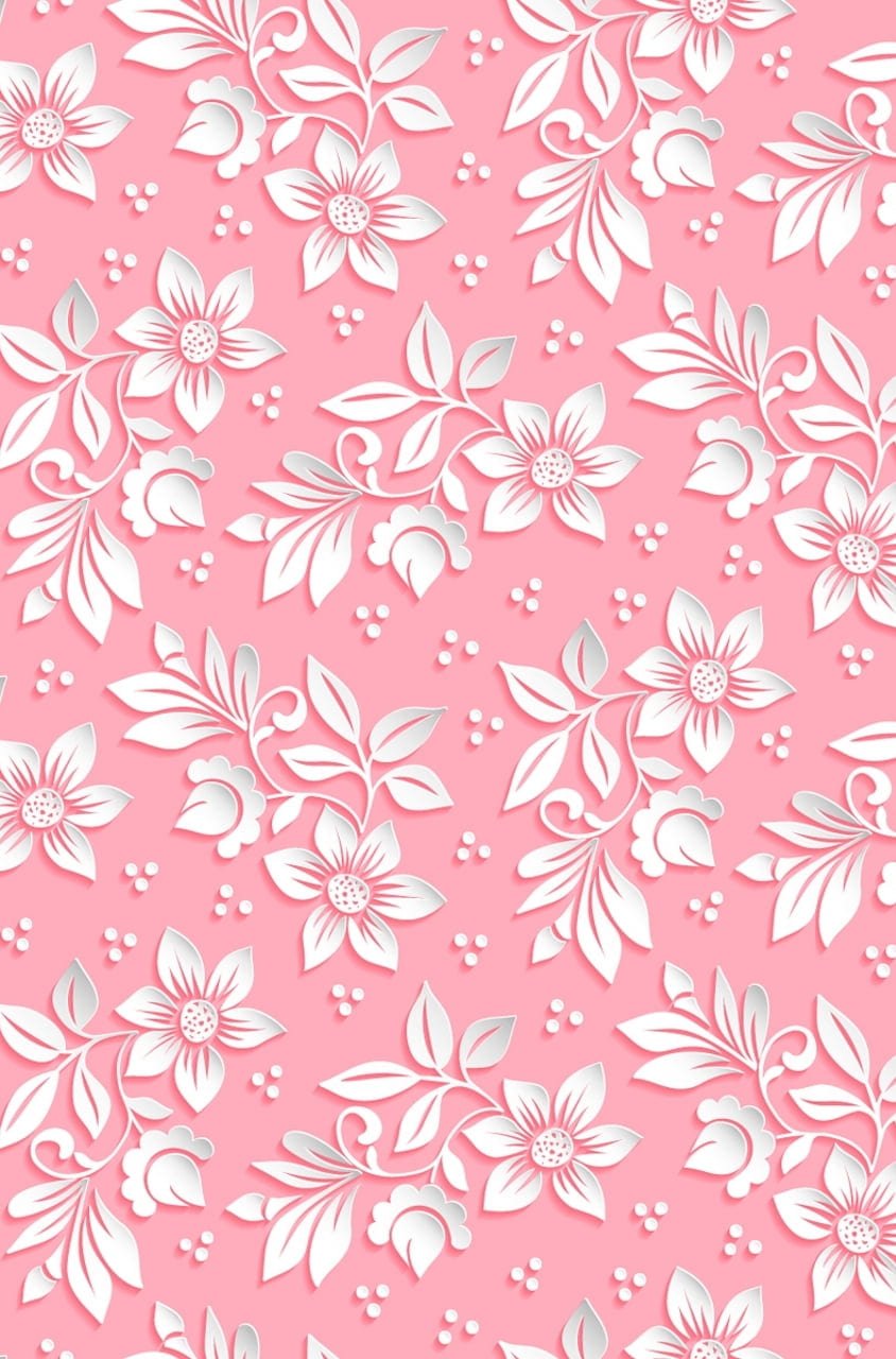HD wallpaper white petaled flowers wallpaper background pink pattern the volume valentines day