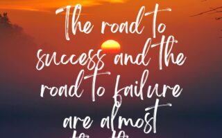 iphone 13 wallpaperThe road to success and the road to failure are almost exactly the same
