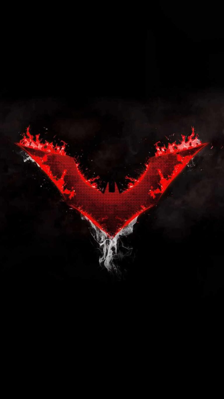 4K Batman Beyond Logo Dark iPhone Wallpaper