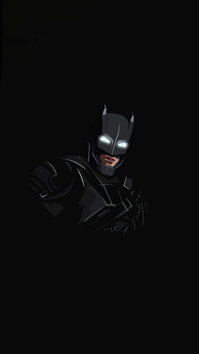 4K Batman dark minimal iPhone Wallpaper
