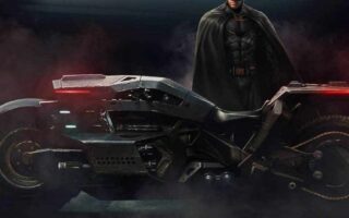 4K Batman with BatBike Ben Affleck iPhone Wallpaper