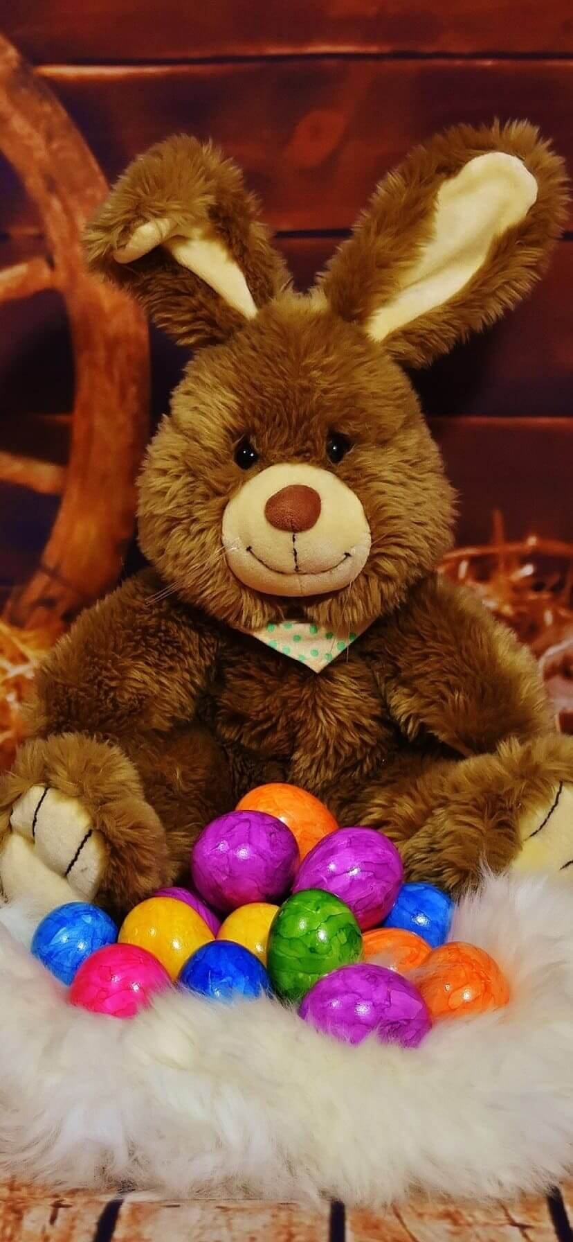 4K Cute Easter Wallpaper iPhone 13 pro max Easter background