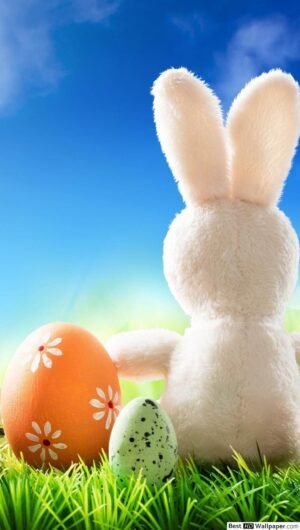 4K Cute Easter iPhone Wallpaper Easter background