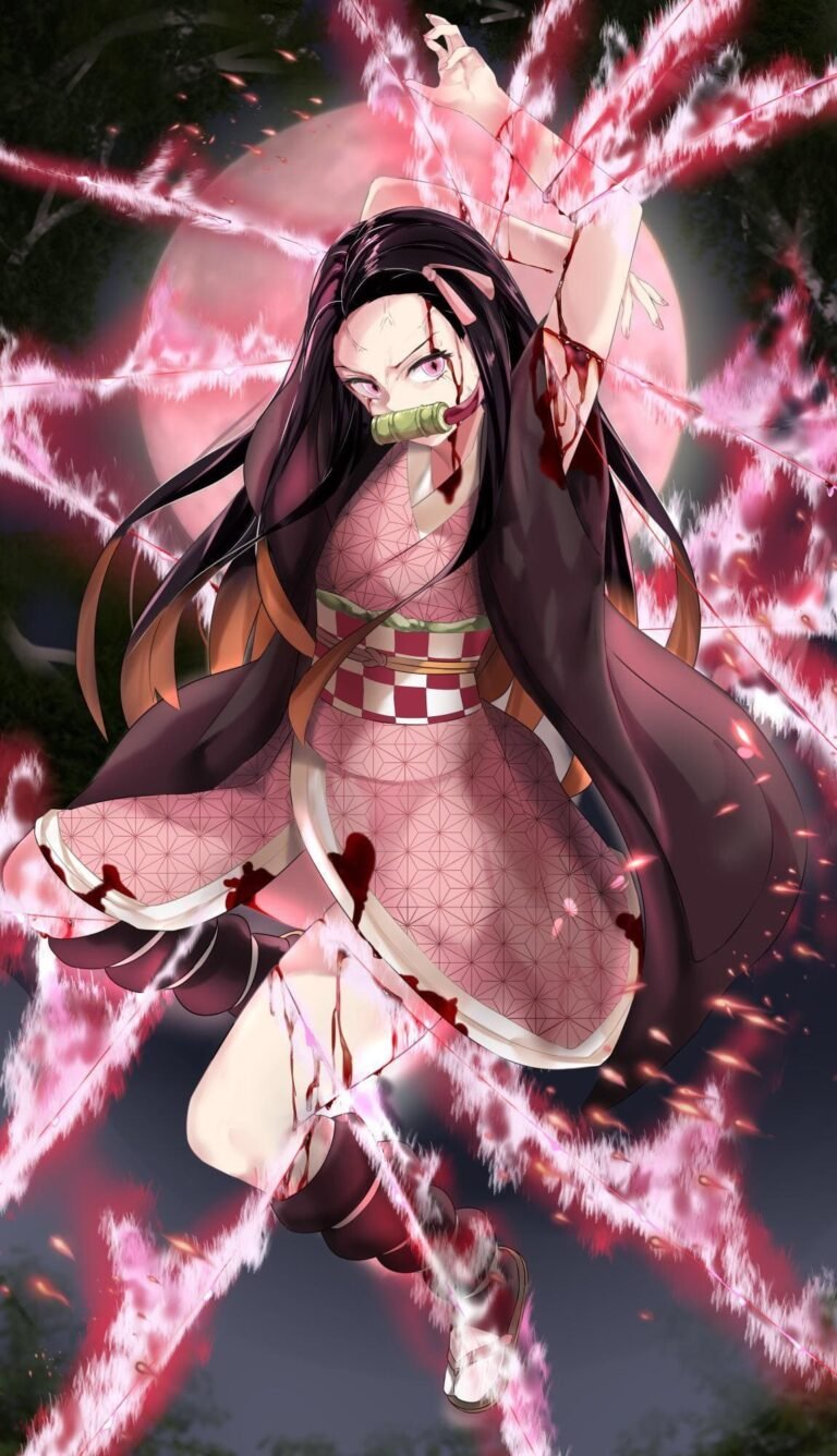 4K Demon Slayer Nezuko Wallpaper kimetsu no yaiba anime iPhone Wallpapers