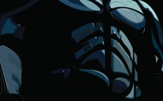 4K wallpaper 4K Superheroes Black 8K DC Comics Minimal Batman Dark background iphone 13 wallpaper scaled