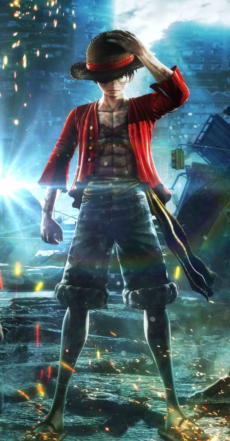 4K wallpaper Jump Force Luffy 4K 8K smoke physical iphone 13 wallpaper