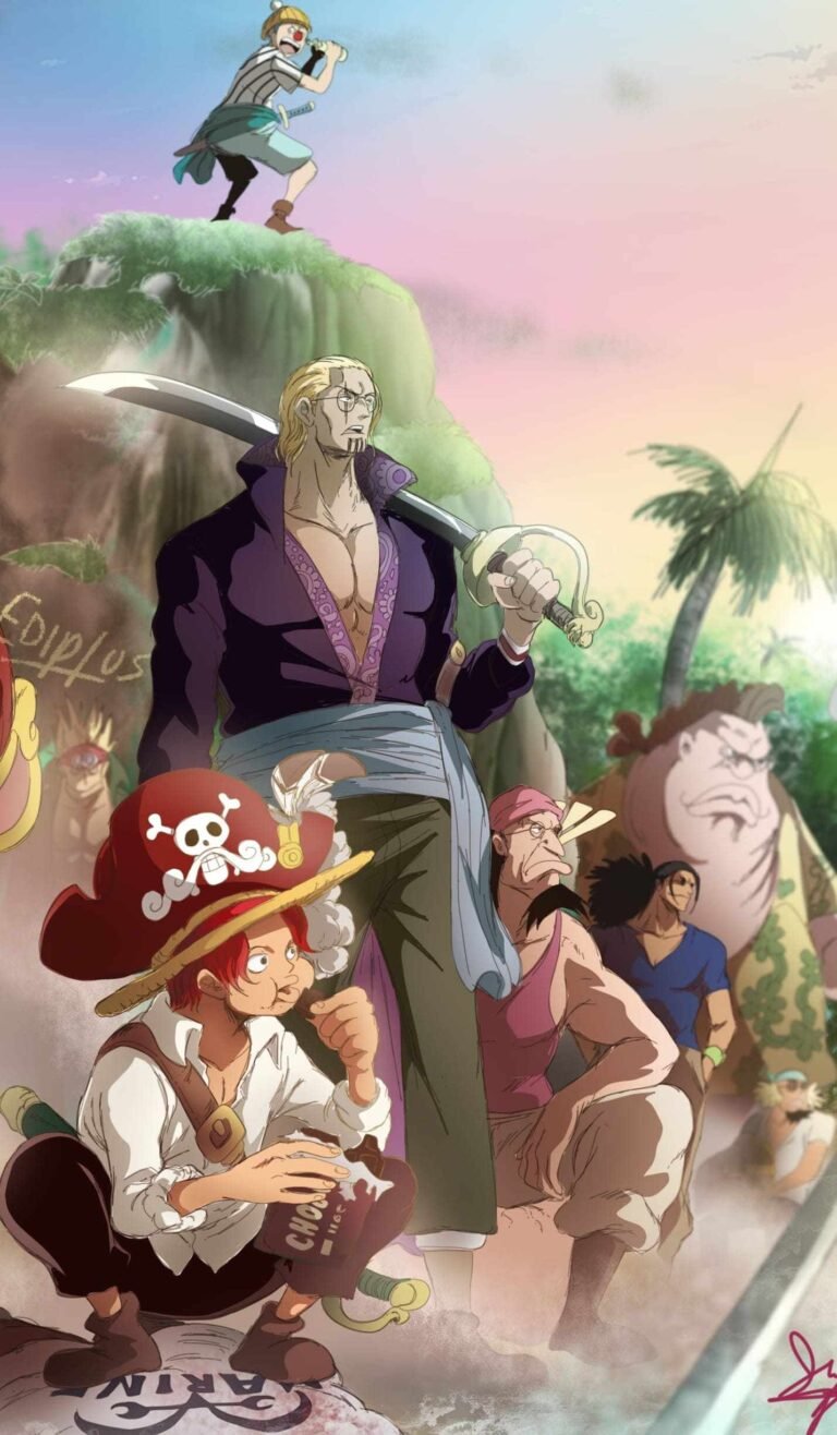 4K wallpaper One Piece Buggy Crocus rayleigh Gol D Roger tem iphone 13 pro max wallpaper 4k