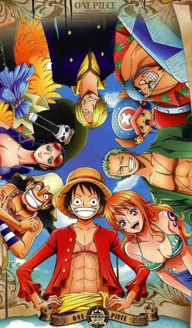 4K wallpaper One Piece Monkey D. Luffy Nami Roronoa Zoro Usopp Sanji iphone 13 wallpaper