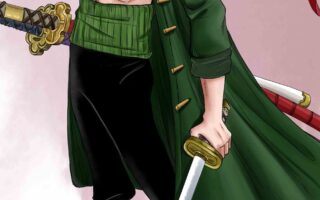 4K wallpaper Roronoa Zoro of One Piece wallpaper anime adult one person iphone 13 wallpaper scaled