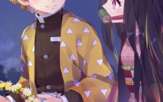 4K zenitsu demon slayer nezuko wallpapers kimetsu no yaiba Anime iPhone Wallpapers
