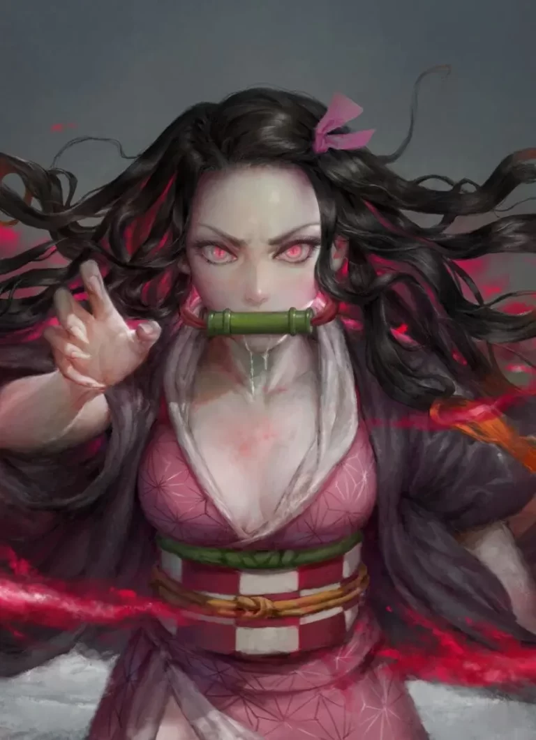 Amazing 4K Digital Art demon slayer nezuko wallpaper kimetsu no yaiba iPhone Wallpapers